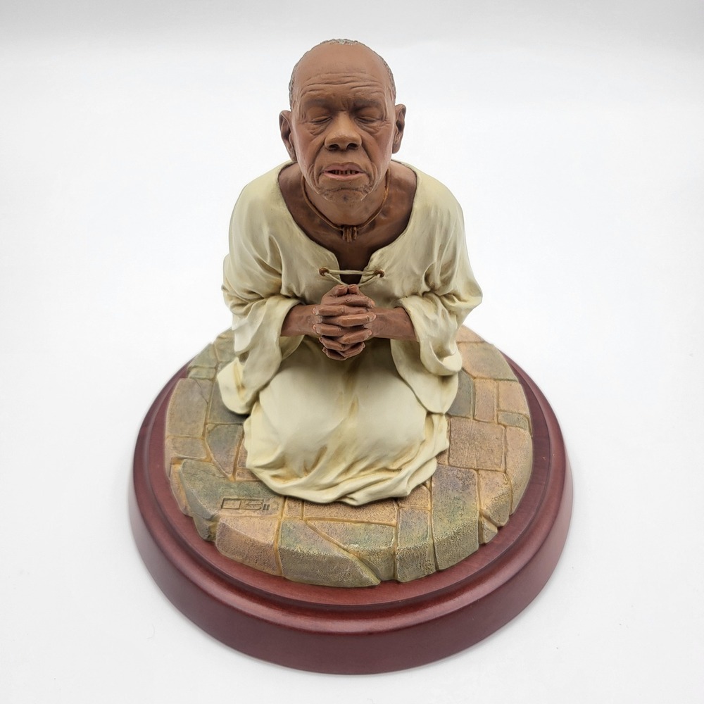 Thomas Blackshear Ebony Visions The Prayer Figurine 37035 Retired Sculpture